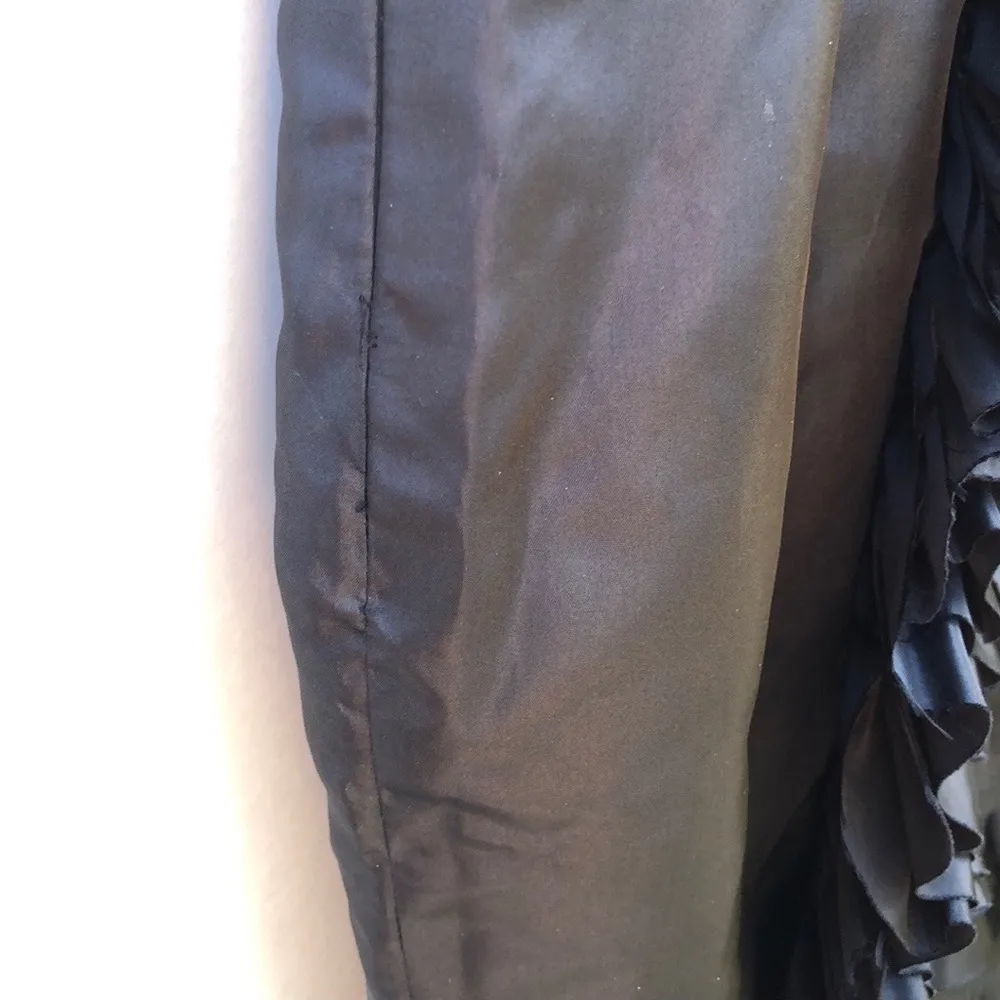 Betsey Johnson Womens size 2 black ruffle cocktail sleeveless dress NWT - Image 9