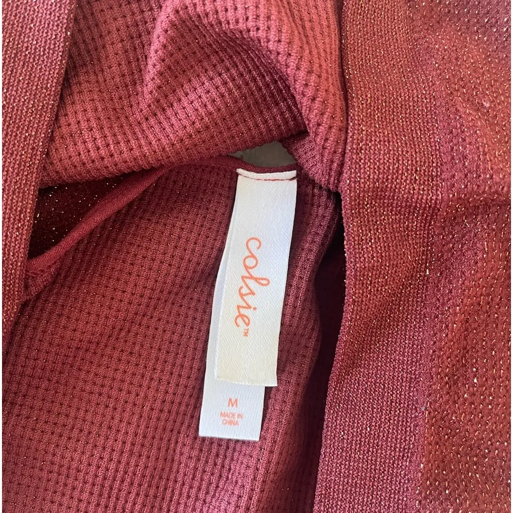 Colsie sparkly tank top Red Size M - Image 3