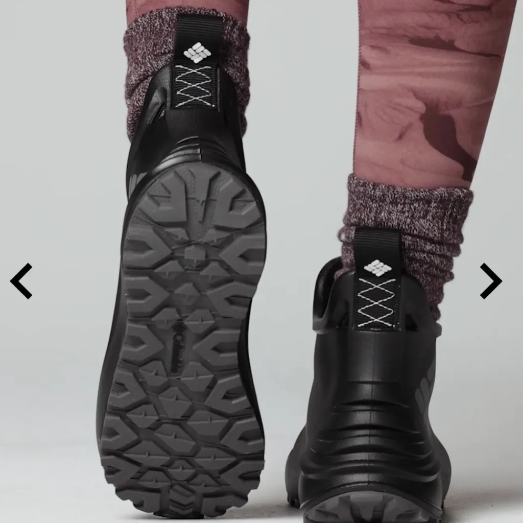 Columbia Women’s Mudranger Boot Black Waterproof Ankle Rain Boots Sz 7/38 - Image 3