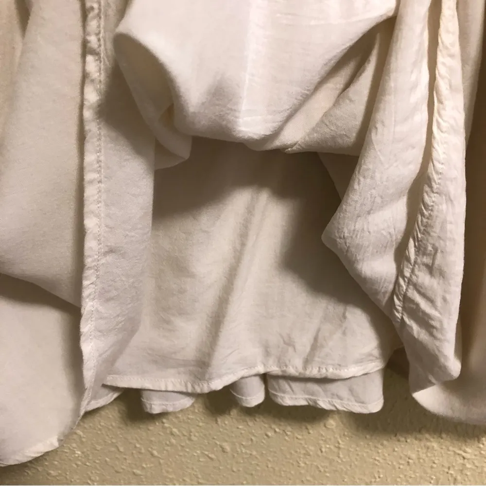 Anthropologie Comme Toi embroidered peasant top M - Image 8