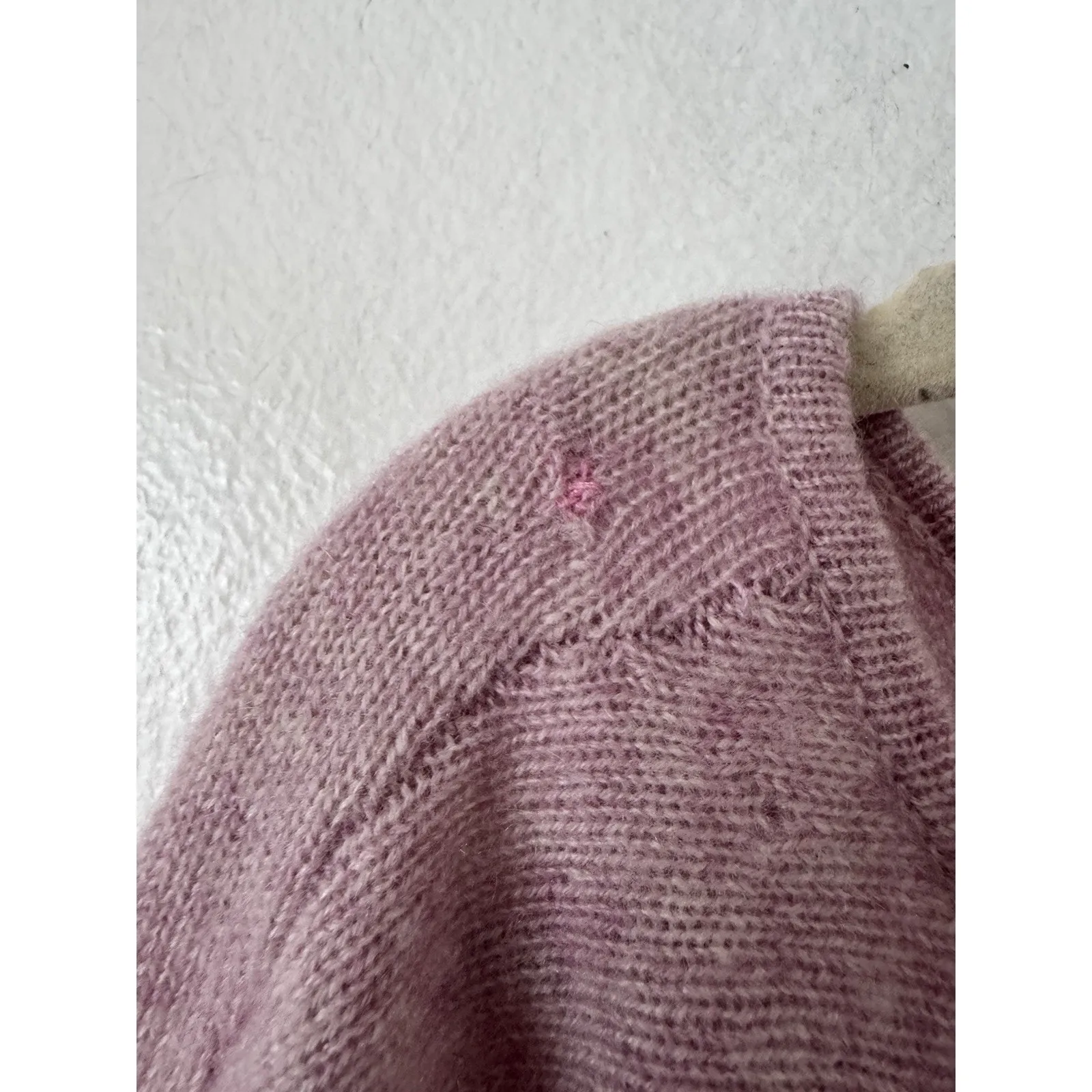 Minnie Rose Lilac Oversized 100% Cashmere Long Sweater Women’s Size XL - Image 6