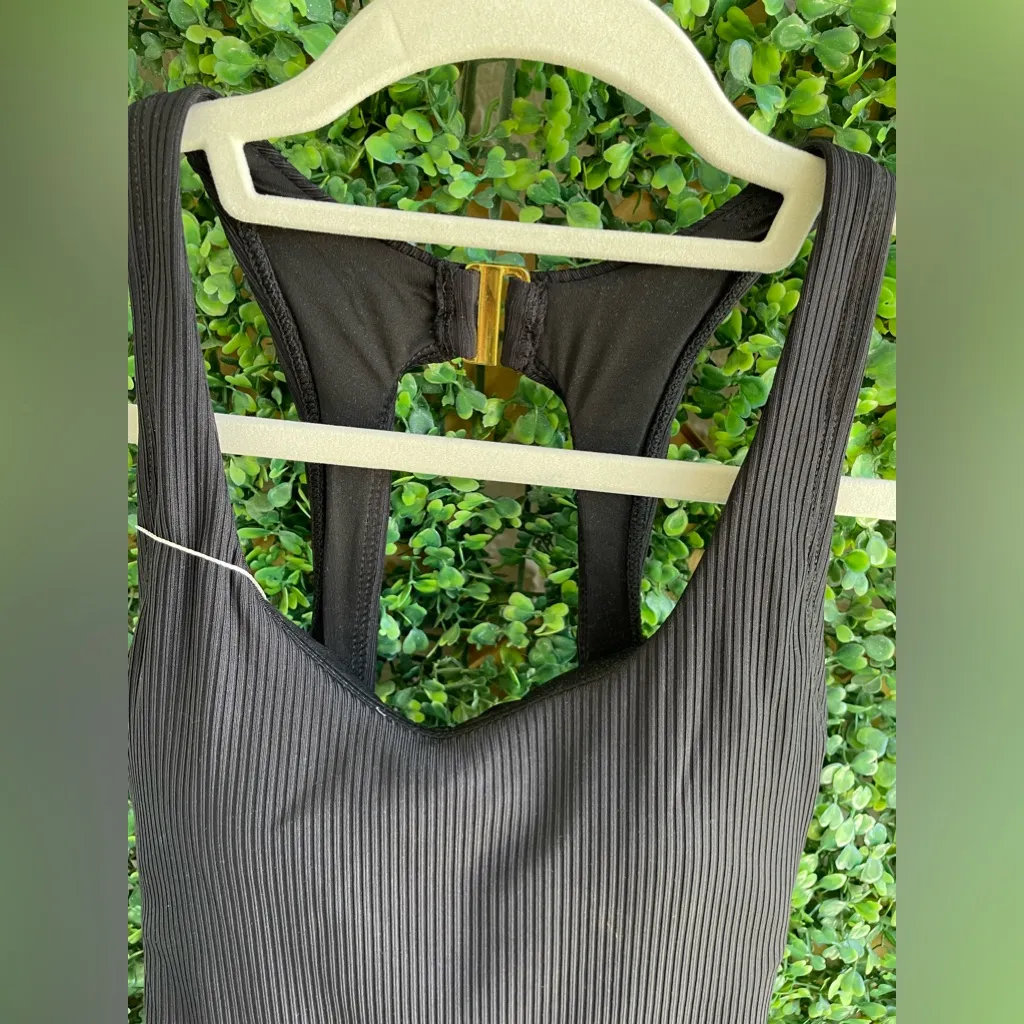 Andies Swim Catalina Ribbed One Piece Swimsuit Black - NWT - Image 3