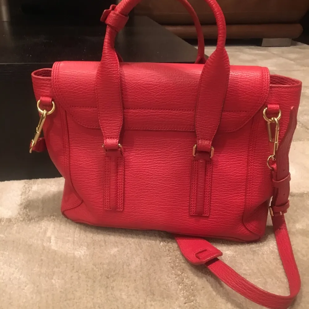 3.1 Phillip Lim Pashli Satchel Medium 🍒 Red - Image 6