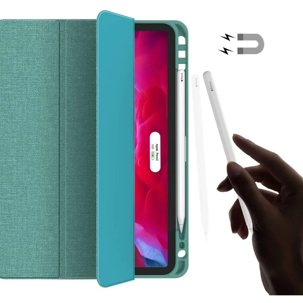 NWT! Soke Lake Blue Ipad Pro 11 2020 & 2018 Case With Pencil Holder NEW - Image 8
