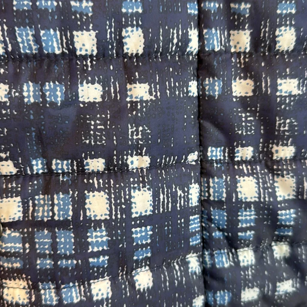 Lands' End Light Weight Puffer Knee Length Jacket, 6P Blue - Image 4