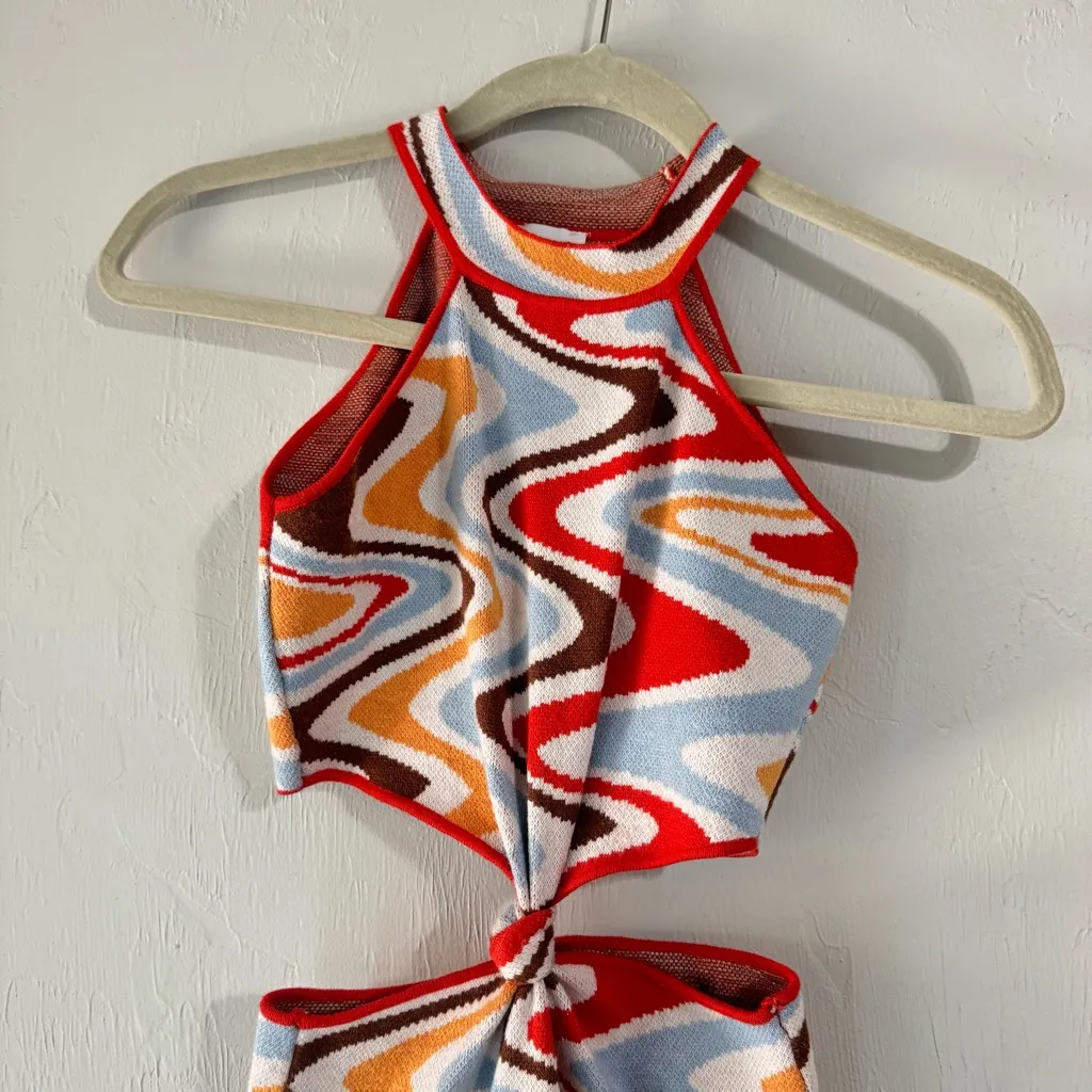 NWOT Princess Polly Savanna Multi Groovy Dress XS/S - Image 11