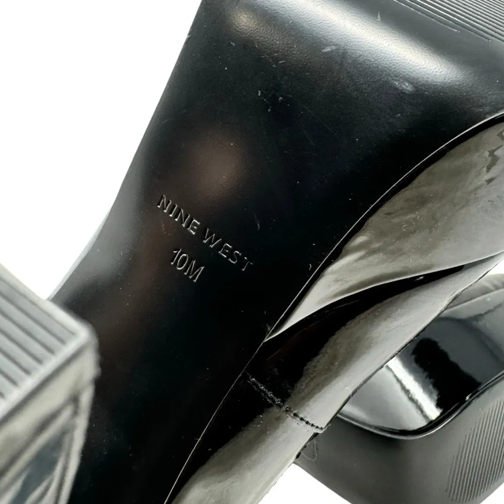 Nine West Kares Platform Mary Jane Pumps Whimsigoth Costume Black Size 10 - Image 8