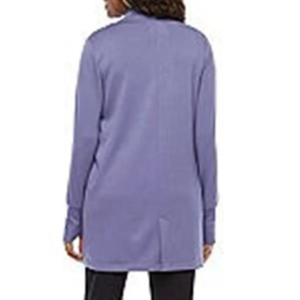 ✨Stylus Womens Long Sleeve Open Front Purple Sz XS Cardigan✨ - Image 3