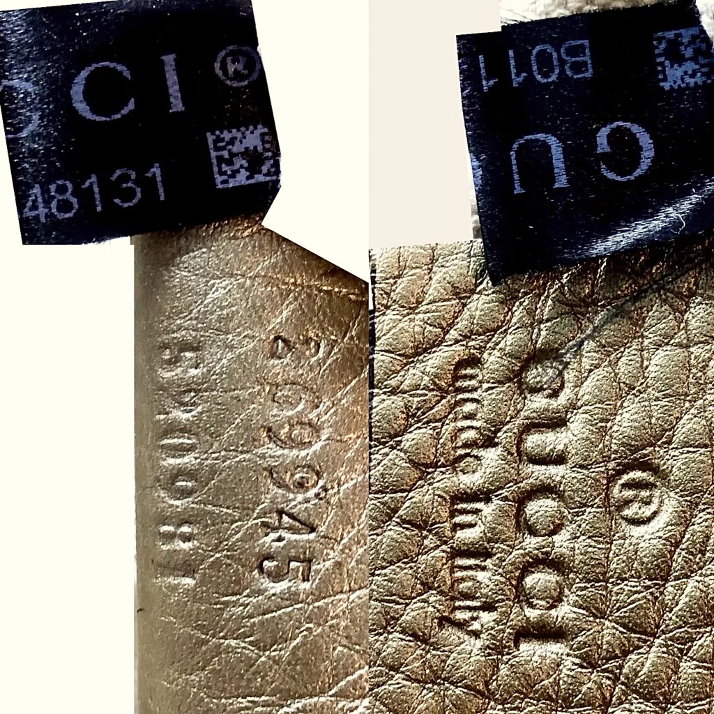 GUCCI Bamboo Bella GG Canvas Leather Shoulder Bag Braided Leather Strap - Image 9