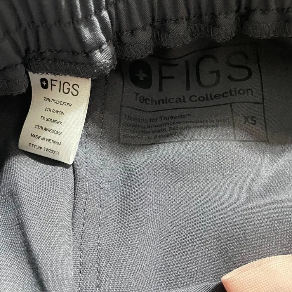 FIGS  XS Scrub Pants Cargo Uniform Nurse Doctor Healthcare - Image 4
