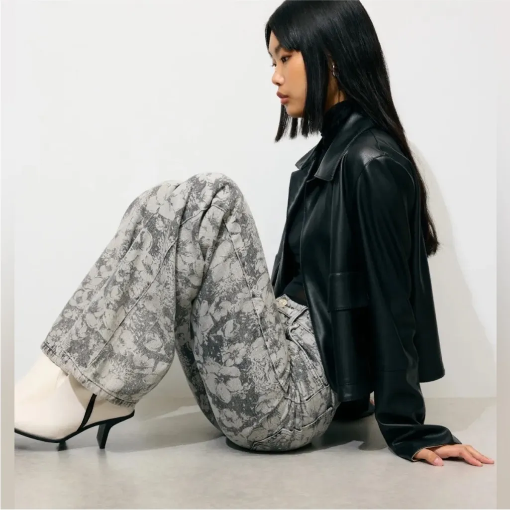 Moschino Jeans Laser Flower Trousers - Image 2