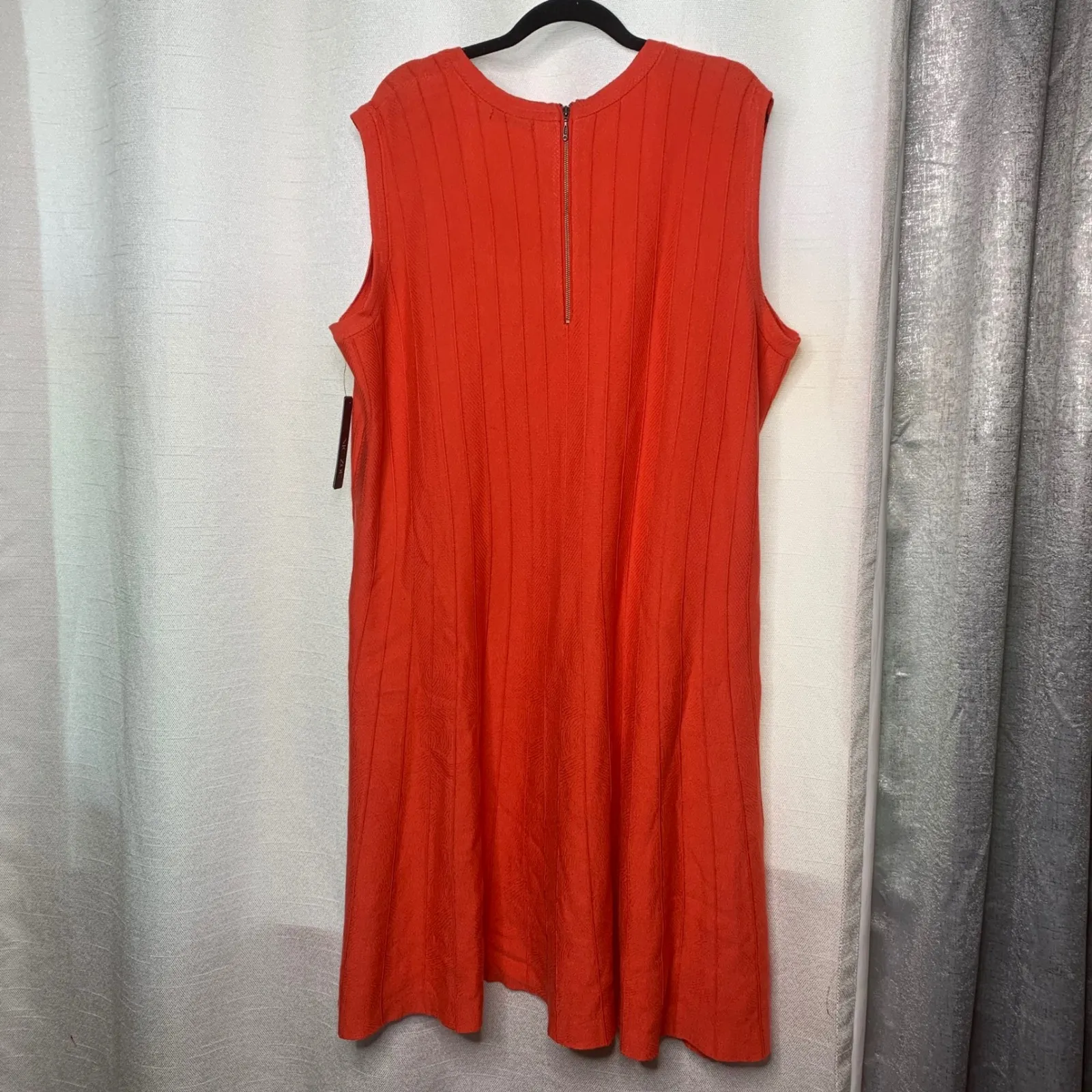 Nic Zoe linen blend sleeveless dress size‎ 2X vacation summer beach - Image 3