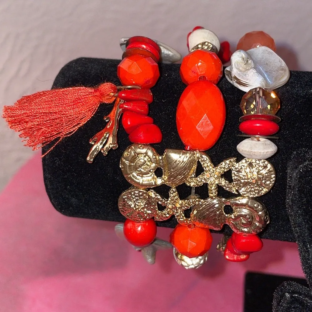 🐚🦀🐚BOGOHO 🐚🦀🐚Coastal Shell Statement Necklace and Bracelet Set - Image 8