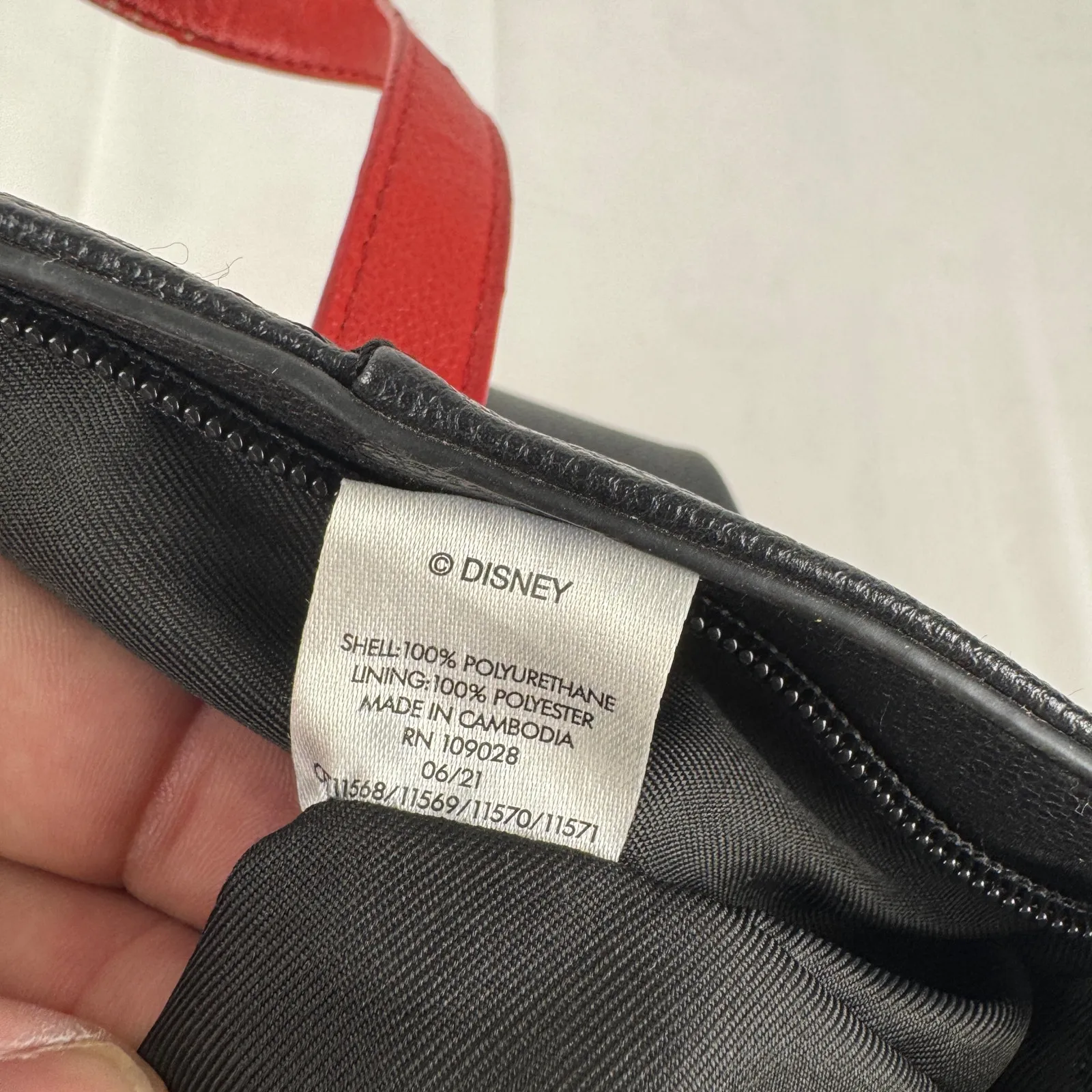 Disney Dani Nicole Mickey Mouse Mini Backpack Bag Red Black Yellow Purse - Image 13