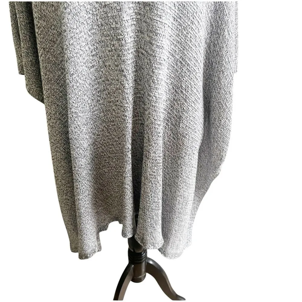 Eileen Fisher Women’s Pancho Cape Heathered Gray Size Small/Medium Petite - Image 4