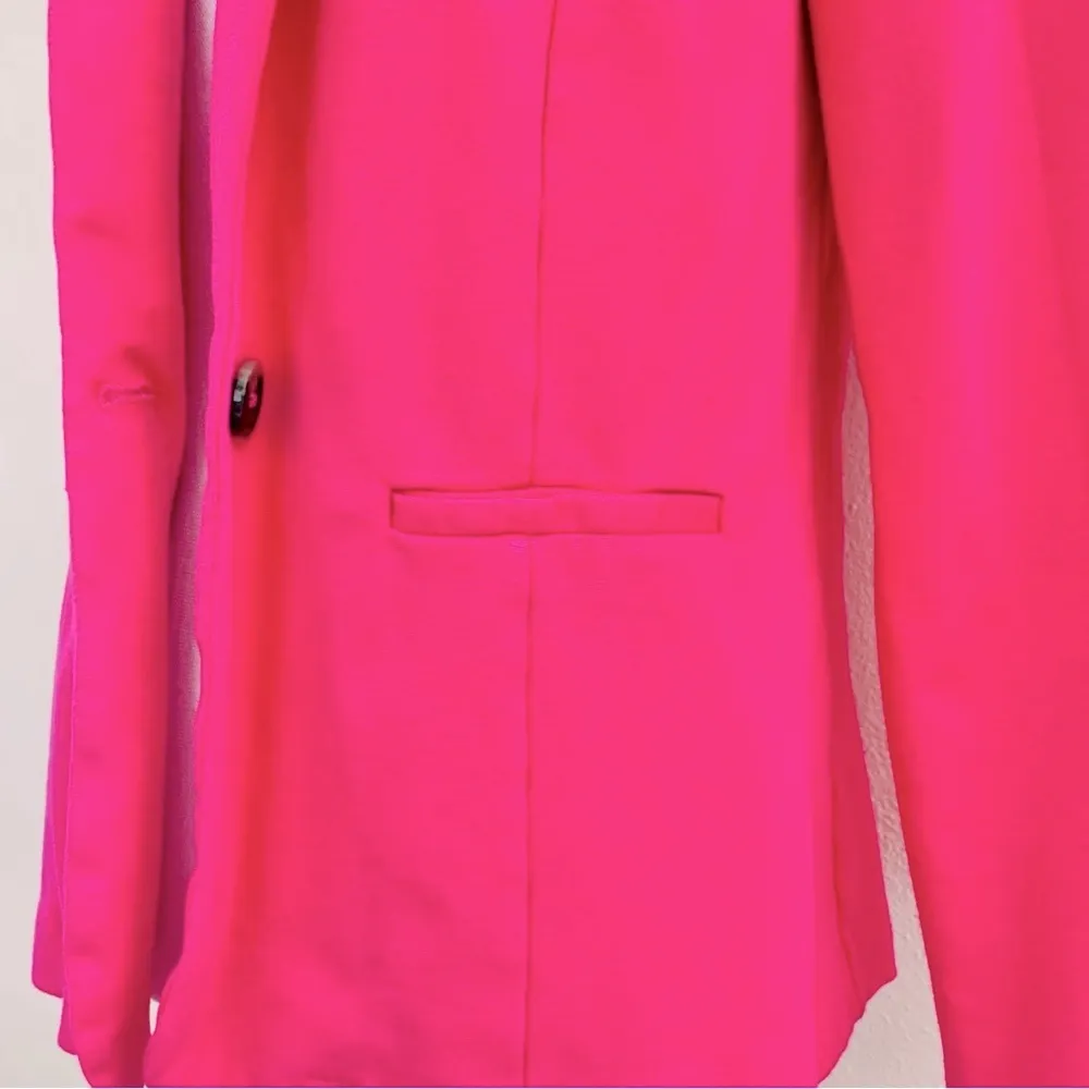 Cato Hot Pink Long Sleeve Blazer - Image 2