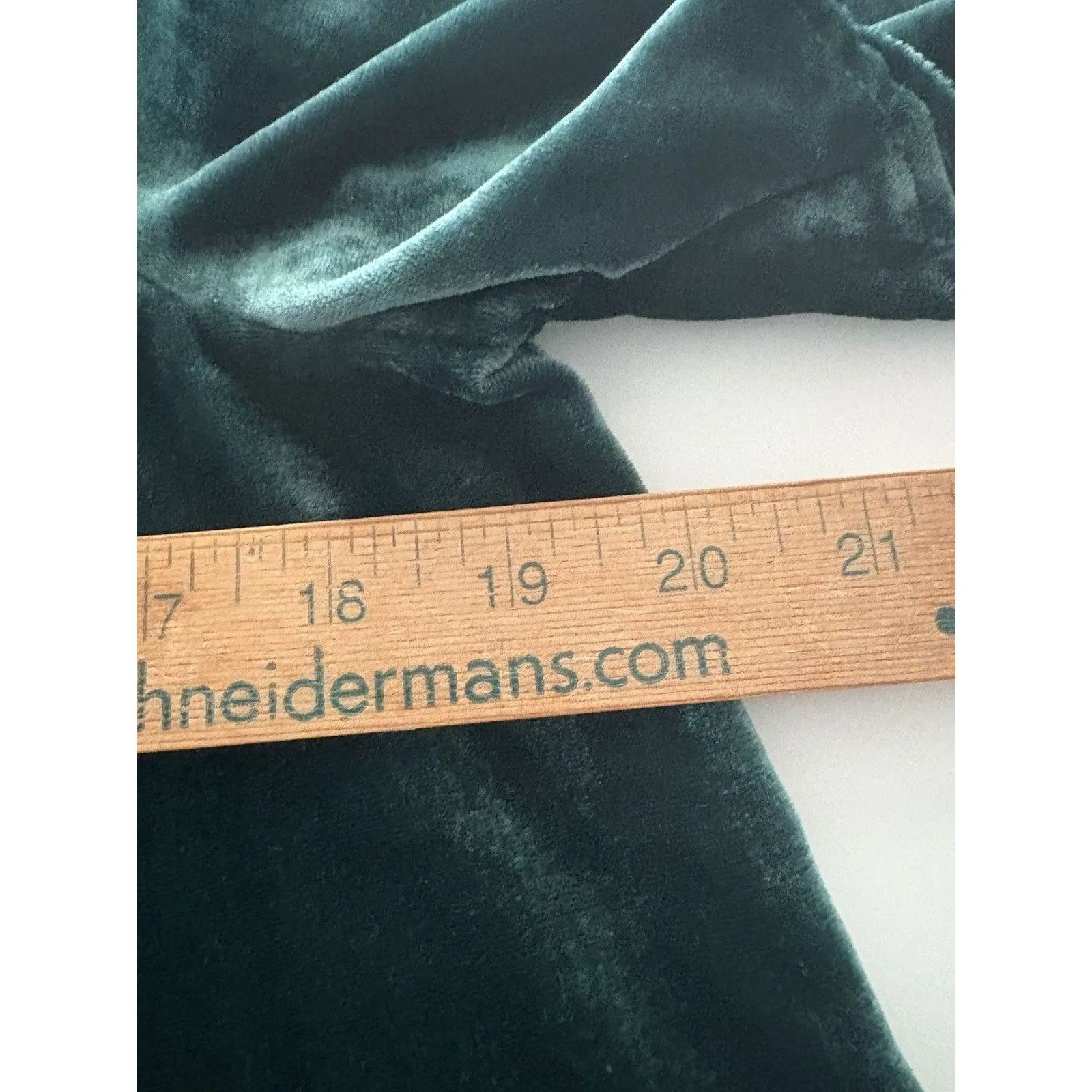 Maeve Swing Top XS Emerald Green Crushed Velvet Oversize Anthropologie Holiday - Image 11