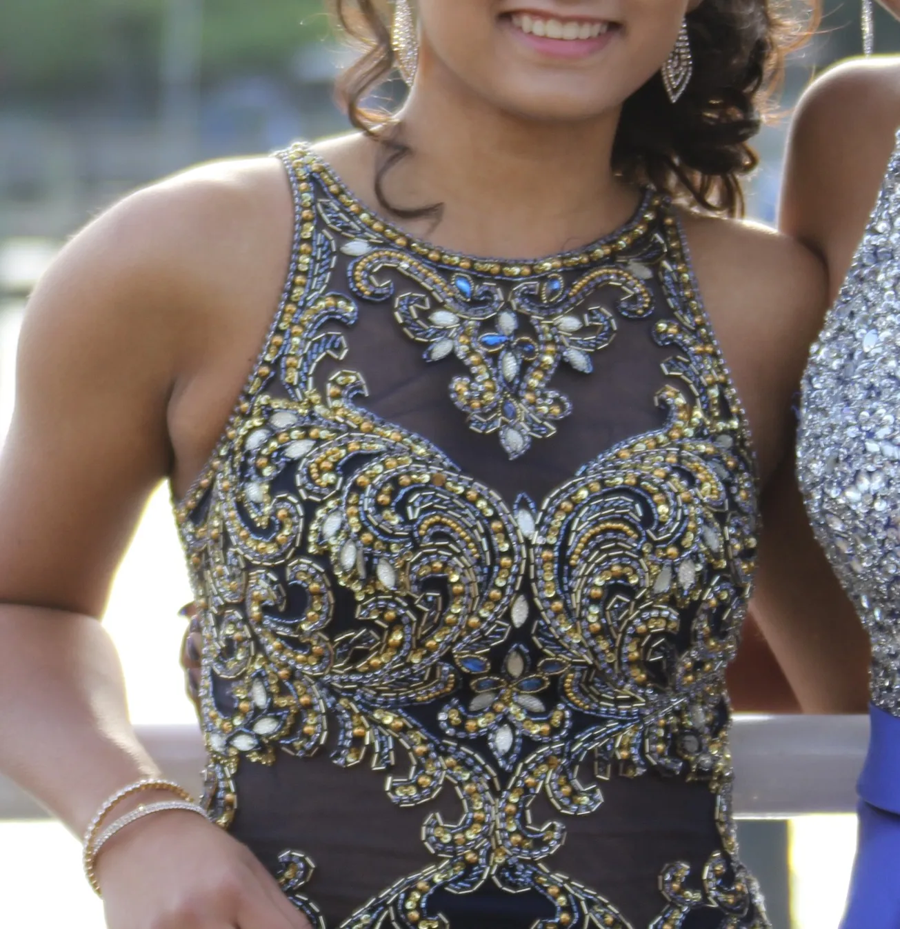 Prom/Sweet 16 Dress Blue - Image 4