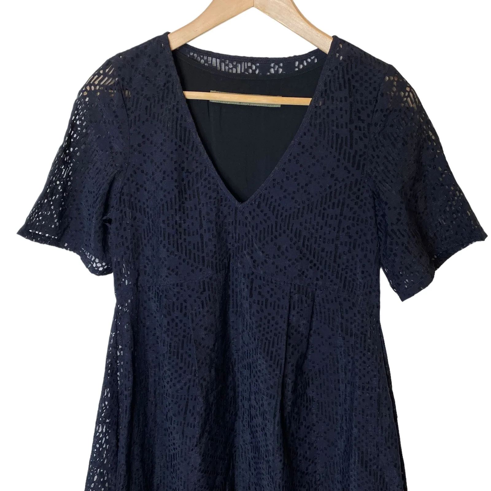 Enza Costa Mini Dress Black Size 0 - Image 2