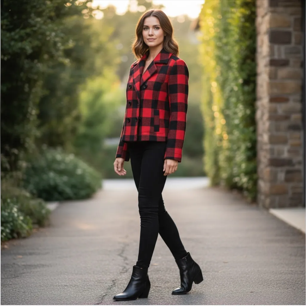 Rampage Red and Black Checkered Jacket. New and really nice! - Image 2
