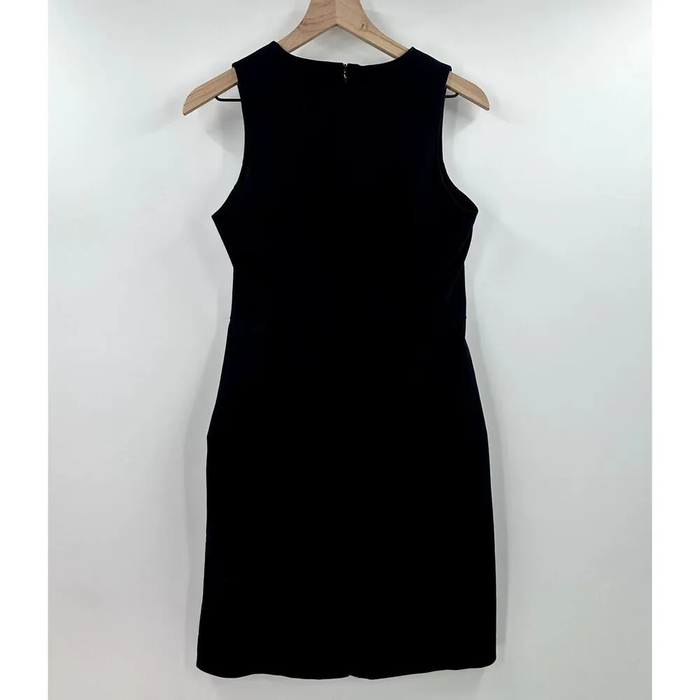 MM Lafleur Black Sleeveless Above Knee Career Work Dress Size 8 - Image 8