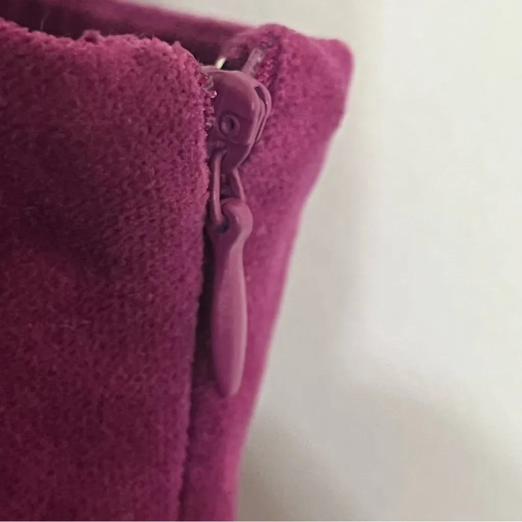 Forever 21 Women’s Burgundy Overall Corduroy Dress Open Back Size Large‎ - Image 3