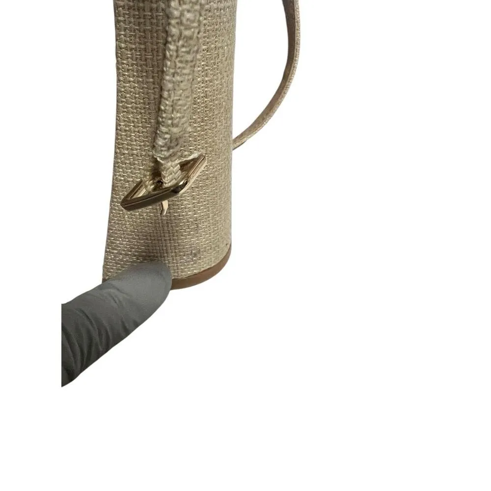 Antonio Melani Heels Womens 10 Beige Bow Platform Sandals Chunky Ankle Strap - Image 6