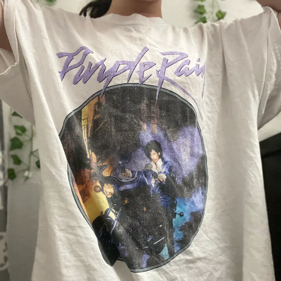 Brandy Melville purple rain tee - Image 2
