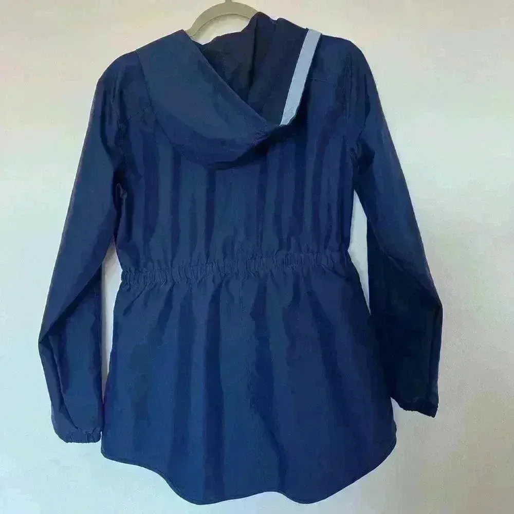 St.John’s Bay Women’s Small Blue Hoodie Jacket With Zip Front. - Image 4