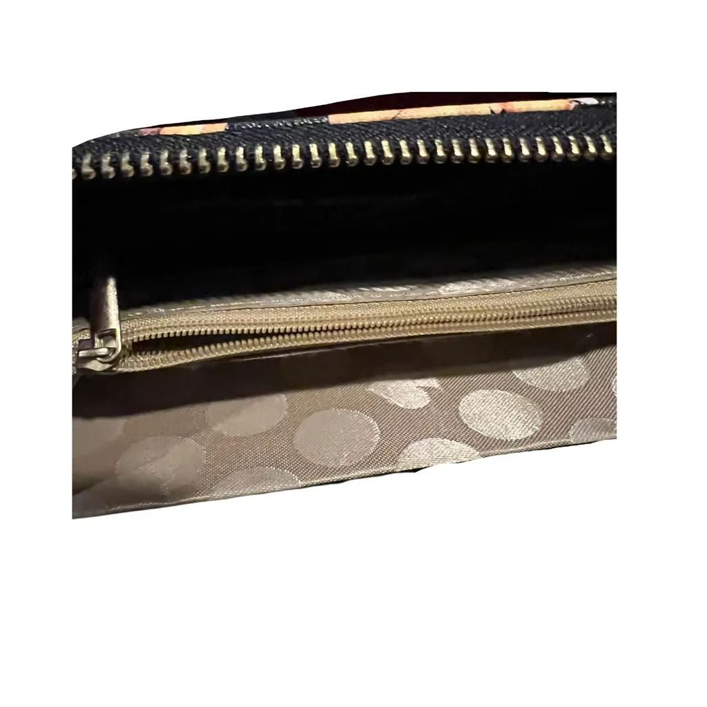 Kate Spade Sunflower Glitter zip around Wallet. - Image 9