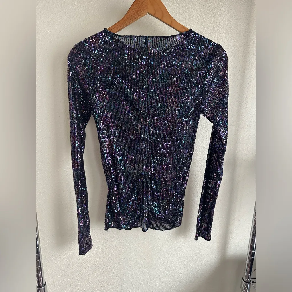 FREE PEOPLE INTIMATELY Glittery Top. - Image 3