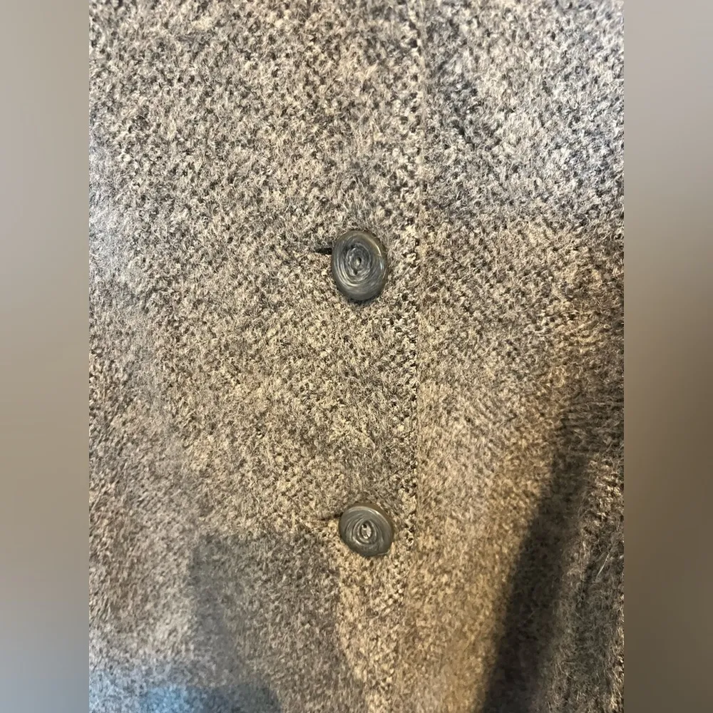 Vintage Vernissage hooded wool jacket. EUC. Gray Size undefined - Image 3