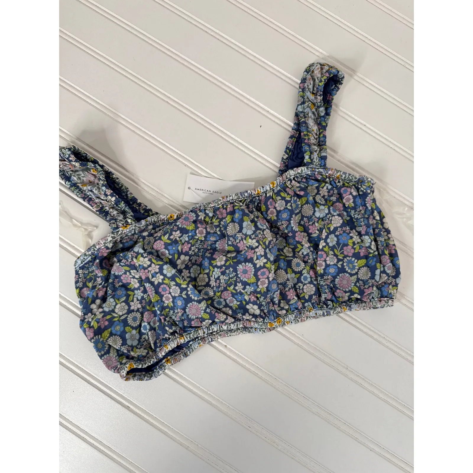 NWT Aerie & American Eagle Lot of 3 - Smocked Cropped Top & Shorts Bundle Sz M - Image 5