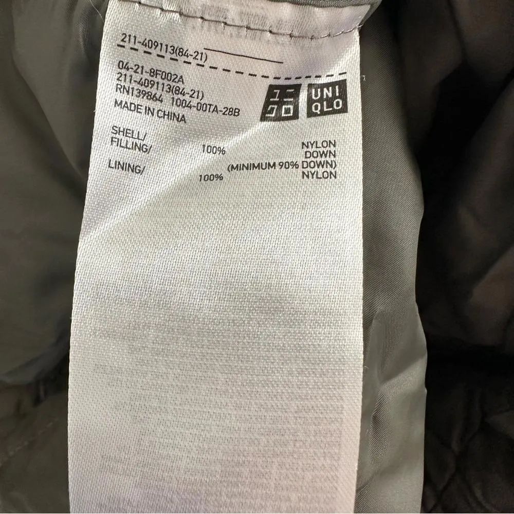 Uniqlo Ultra Light Down Zip Hooded Jacket DARK GREEN XS - Image 7
