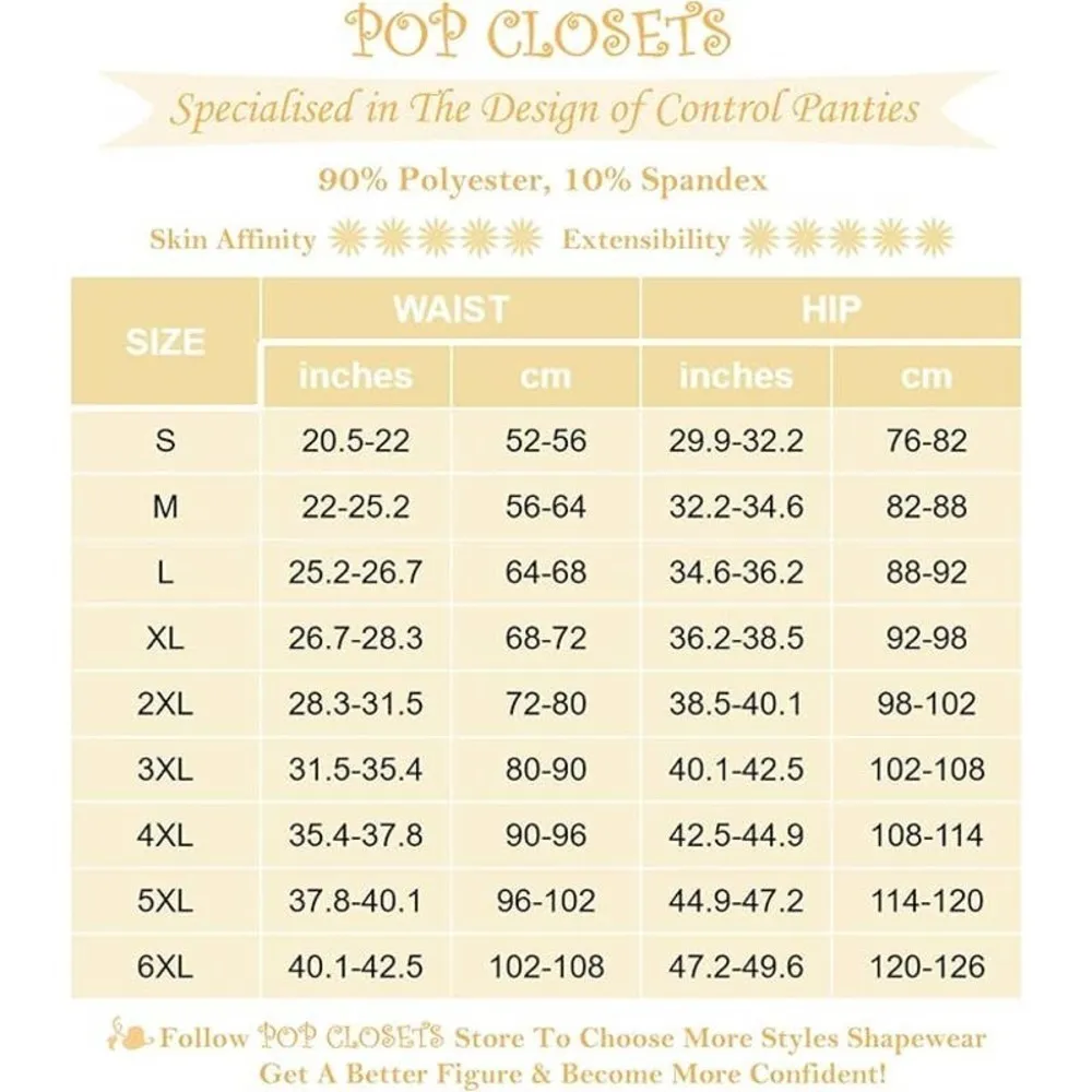 POP CLOSETS Hip Enanching Shapewear Shorts in Beige, Size M Size M - Image 2