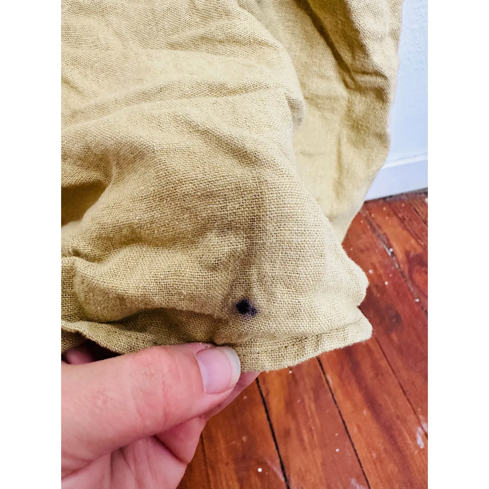 TOCCIN Women's Brown Khaki Square Neck Ruched Bodice Tie Waist Midi Dress Size 8 - Image 8