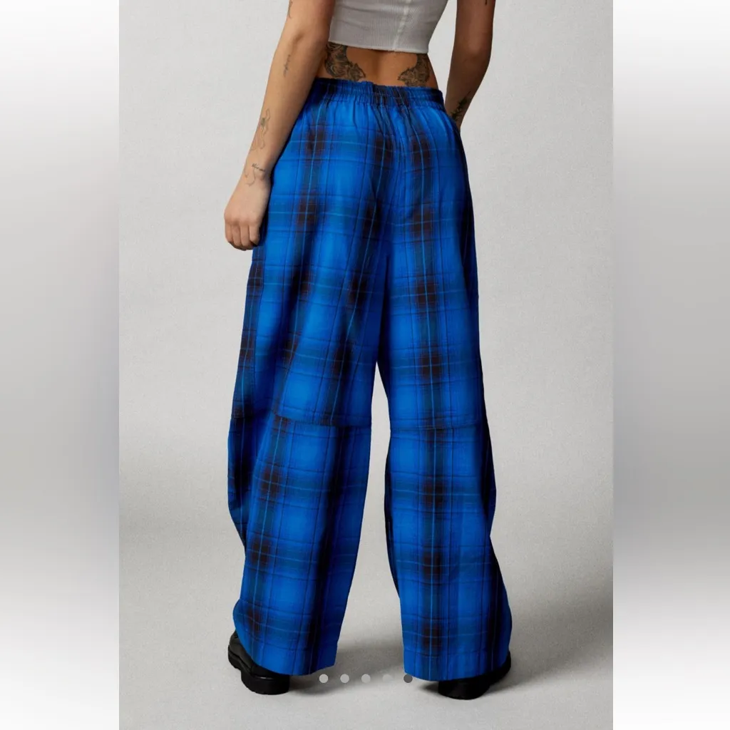 Black and Blue BDG Mae Flannel Pant Size XS - Image 4