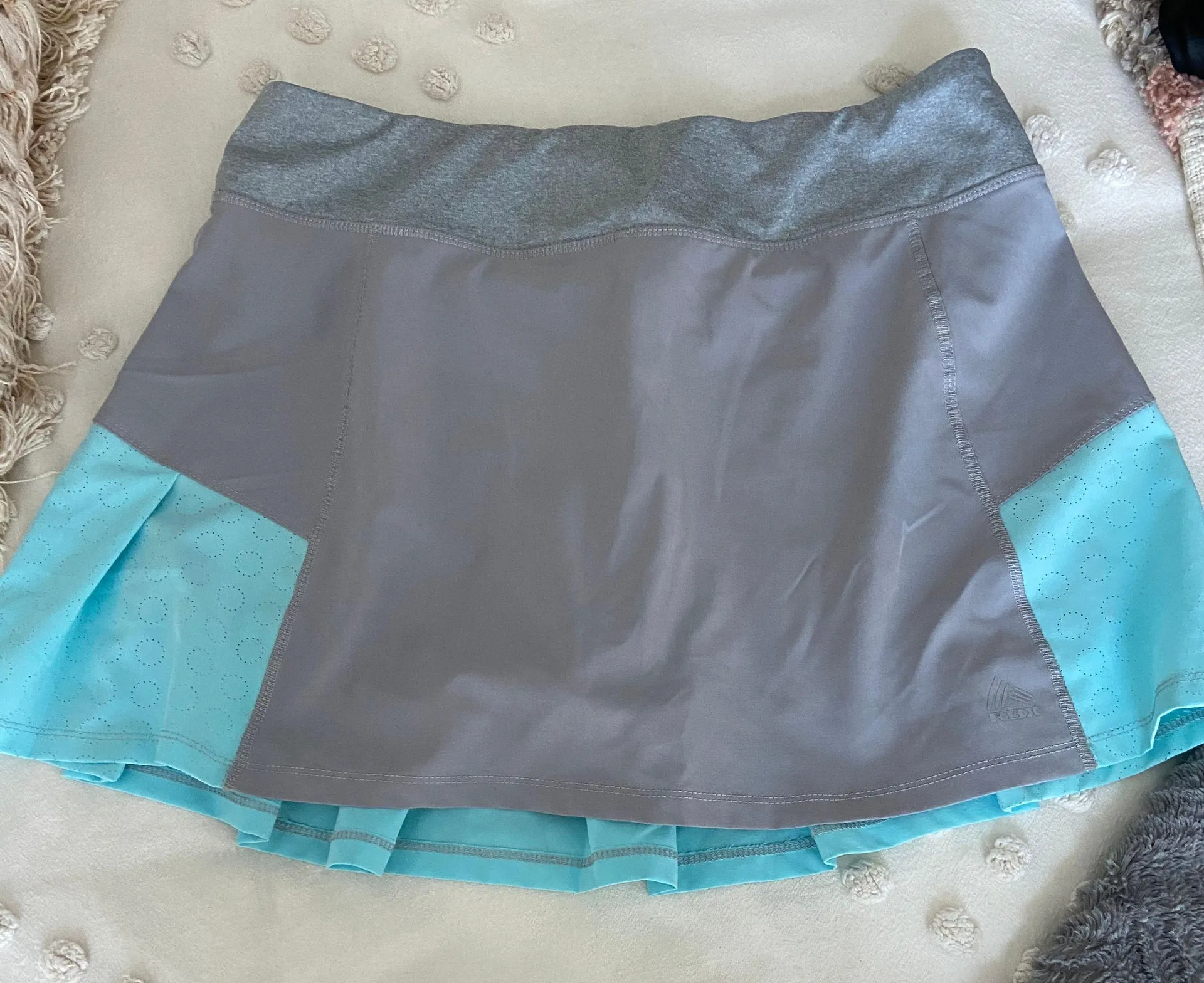 Grey And Blue Tennis Skirt Gray Size L - Image 4