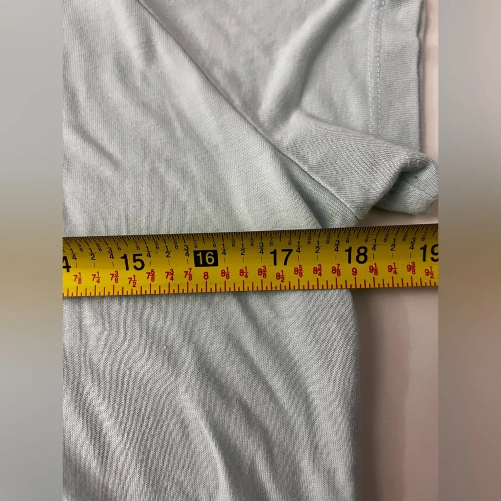 Free Fly Tee shirt short sleeve Bamboo light blue crewneck S - Image 5