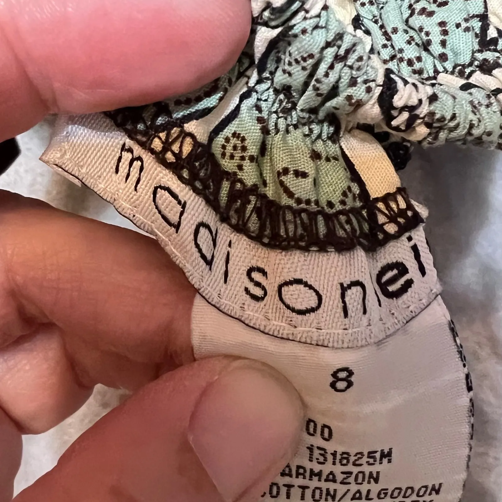 Madison Leigh Sundress Womens 8 Brown Paisley FLoral Midi Casual Boho Cottage - Image 6