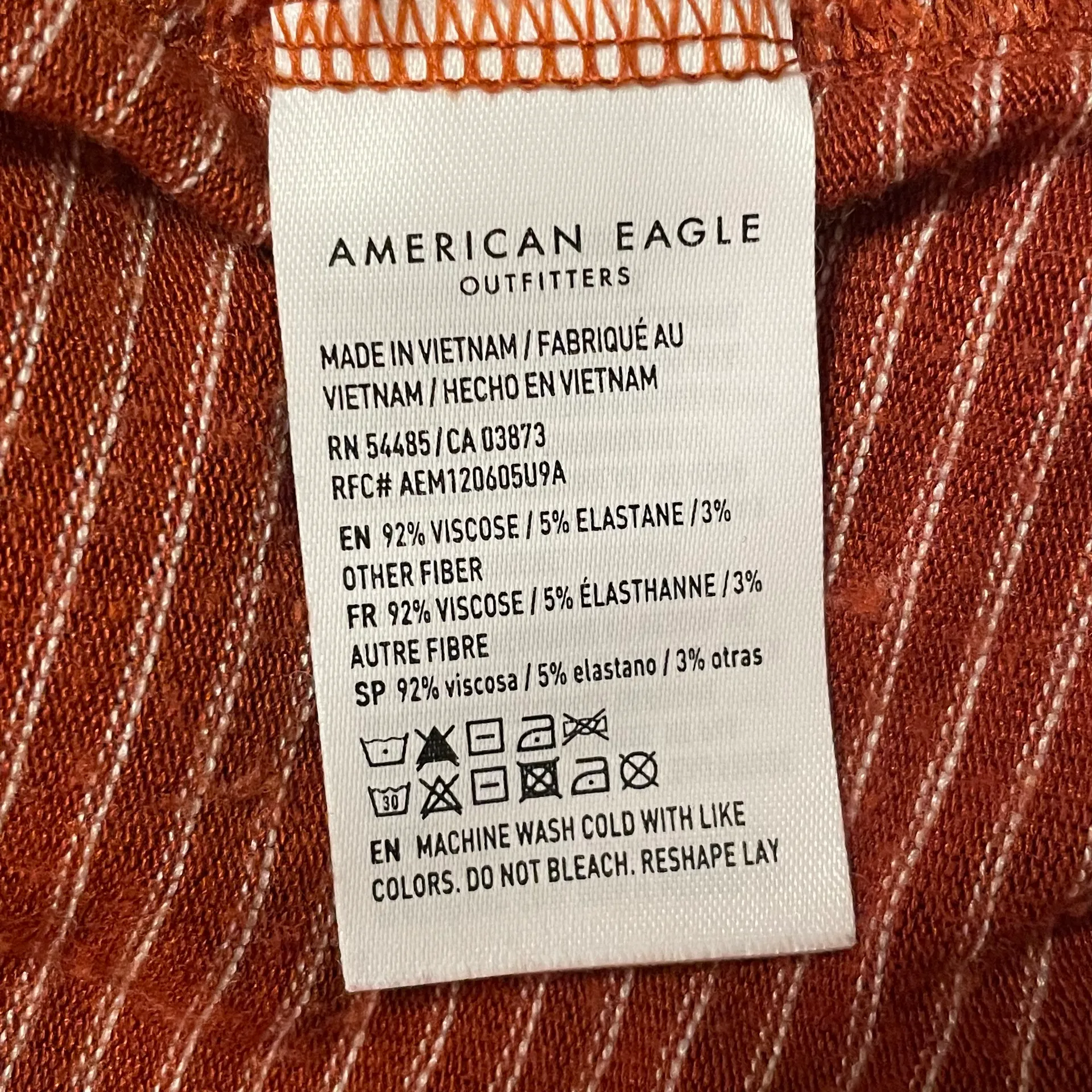 American Eagle Striped Halter Top - Image 5