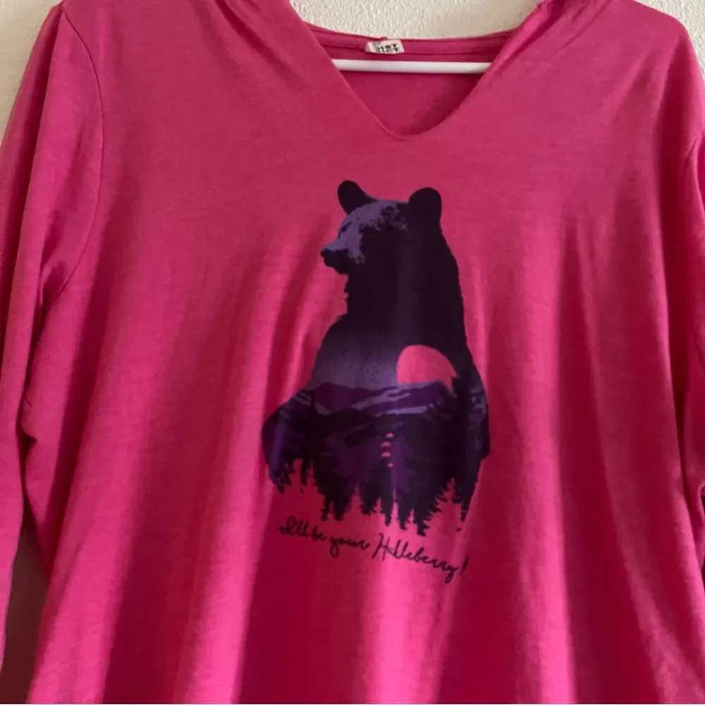 District Long Sleeve Lightweight Sweatshirt "I'll Be Your Huckleberry" - Image 3