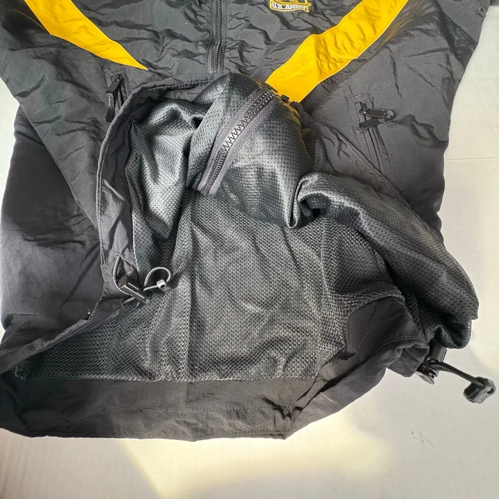 Women's U.S. Army Physical Fitness Uniform Jacket Black/Yellow Size Large Black - Image 7