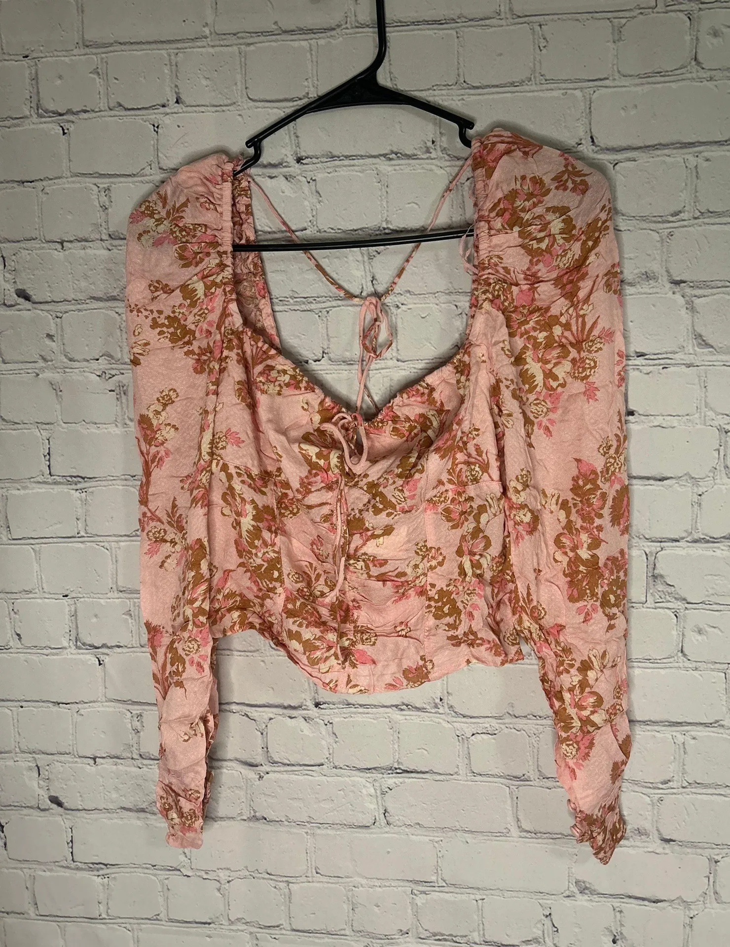 NWT  Hilary Printed Top Pink Combo Size S - Image 3