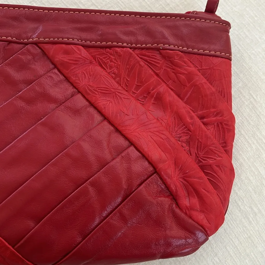 Vintage San Marco purse dark red colour - Image 2