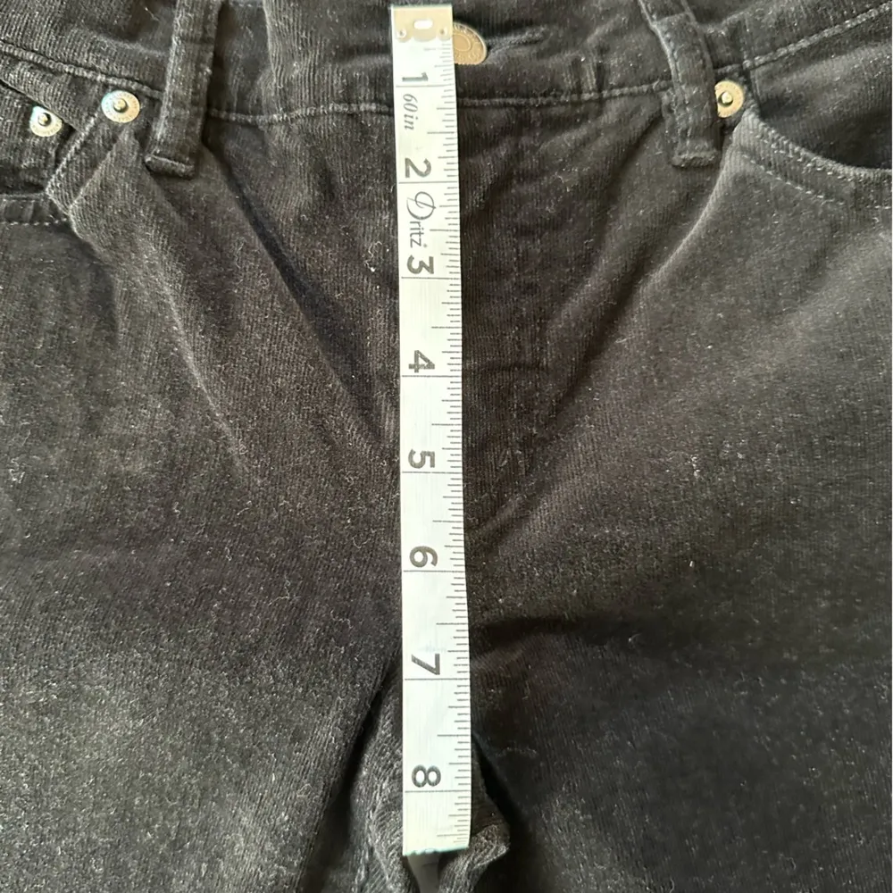 Lauren Ralph Lauren Jeans Company Womens Size 2 Classic Straight Black Corduroy - Image 6