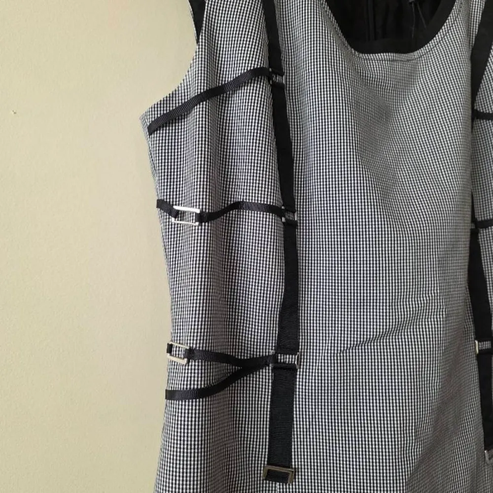 Vintage Y2k Strait Get Office dress Gray Size 8 - Image 3