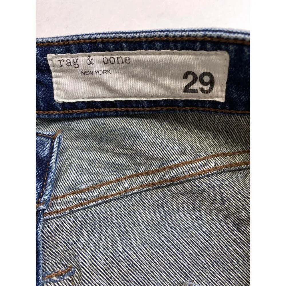 Rag & Bone Casey High Rise Ankle Flare Jeans in Chelsea Size 29 Old Money Preppy - Image 5