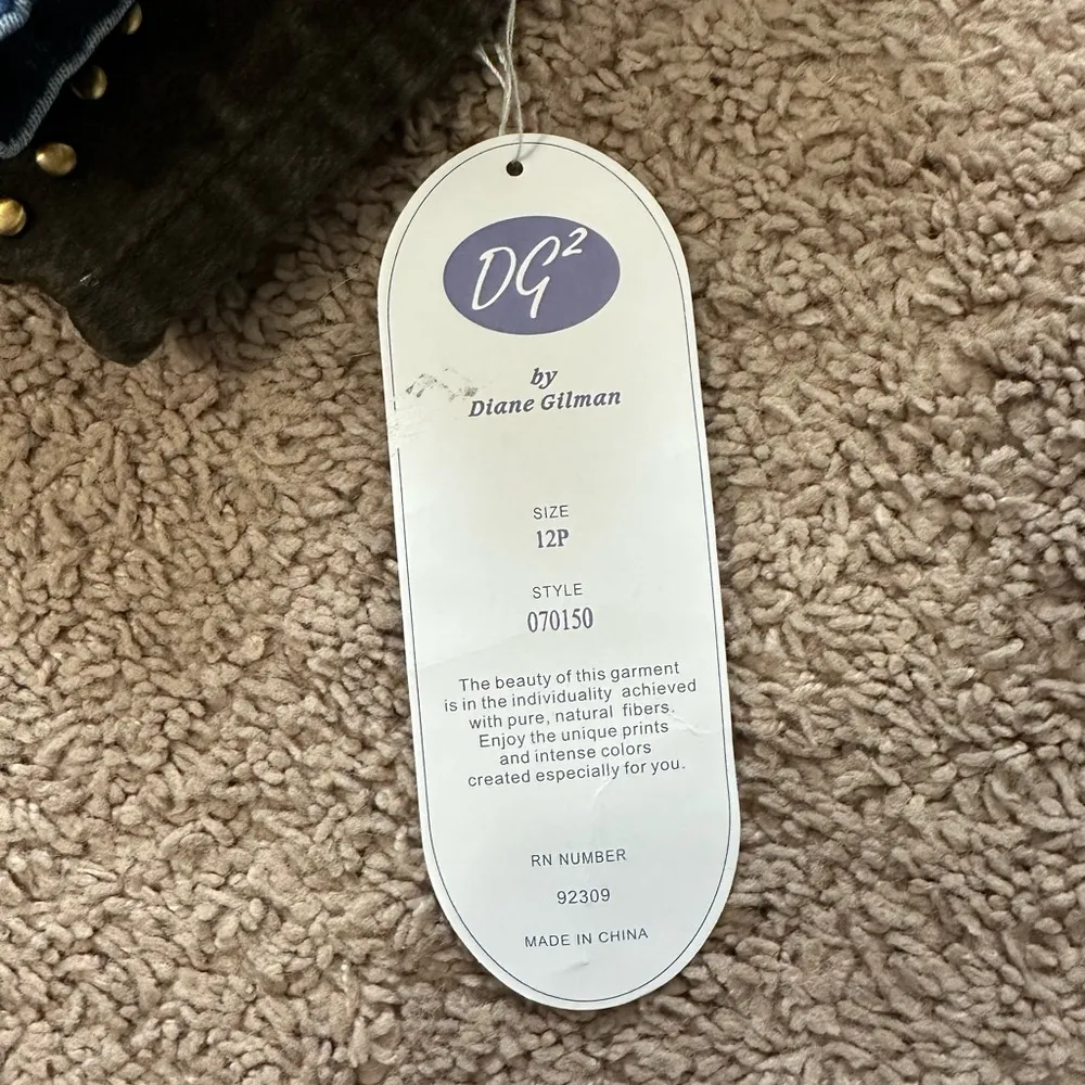 Diane Gilman Western Bootcut Embellished Jeans Size 12P - Image 12