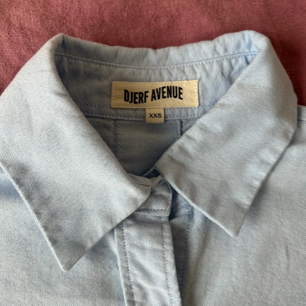 Djerf Avenue  breezy shirt blue - Image 3